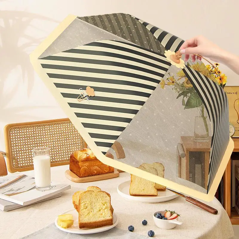 Kitchen Accessories Folding Food Mesh Cover Tent Home Table Meal Vegetable Fruit Umbrella Breathable Insect-proof Food Cover Net