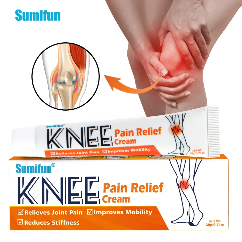 

20G Sumifun Knee Pain Relief Cream Cool Mint Chinese Medecine for Joint Sprain Analgesic Ointment Rheumatoid Arthritis Health