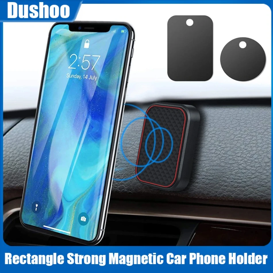 

Магнитное автомобильное крепление для телефона, прямоугольный плоский универсальный автомобильный держатель для телефона для приборной панели, холодильника, стола, держатель для смартфона, сильные магниты
