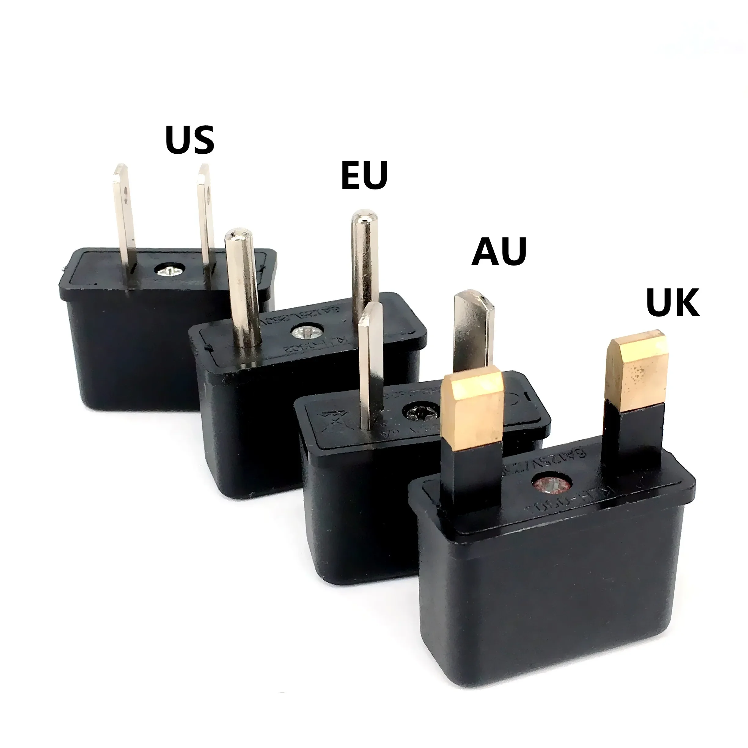 1PCS US ไปยัง EU AU UK ยุโรปอเมริกาปลั๊กอะแดปเตอร์ KR EU ไปยังอเมริกัน AC Travel Converter ไฟฟ้า Power Charger SOCKET