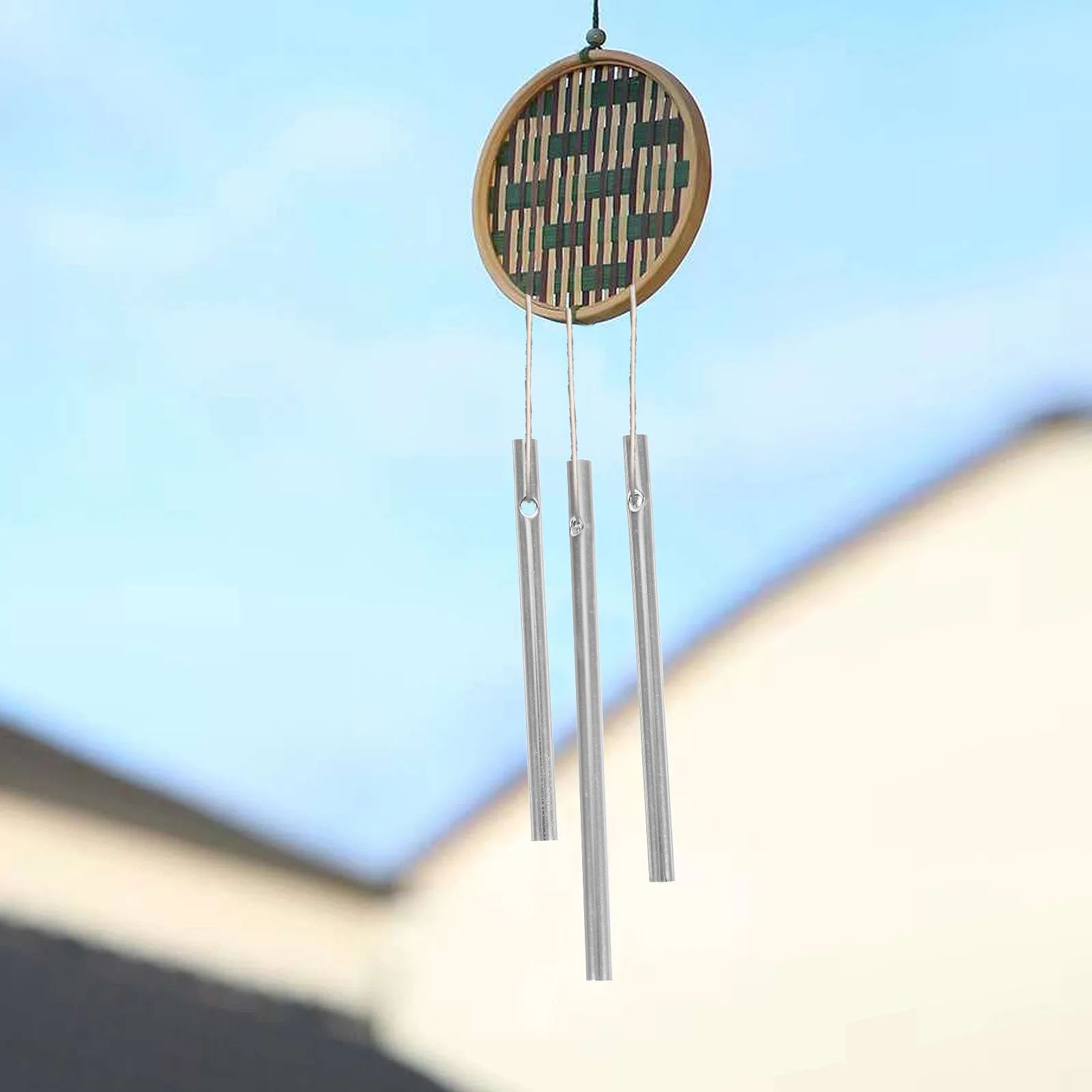 

30 Pcs Chime Tubes For Making Wind Chimes Tubes Silver Tone Aluminum DIY Craft Material for Home Garden Outdoor Decorations