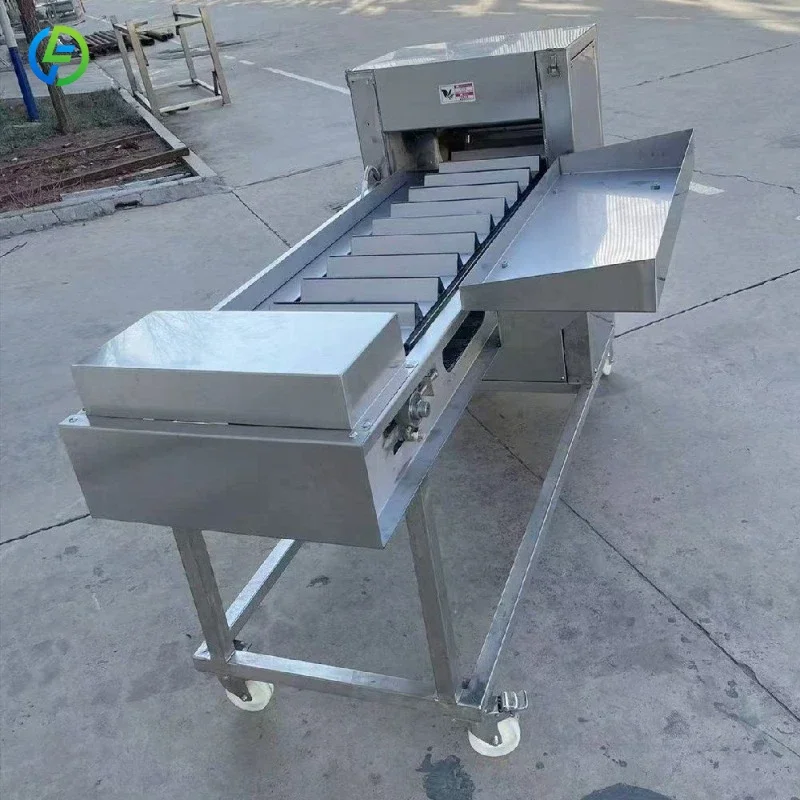 Hot Sale Small Fish Salmon Carp Vertical Bevel Angle Fish Head and Tail Remover Cutting Machine FL Customized