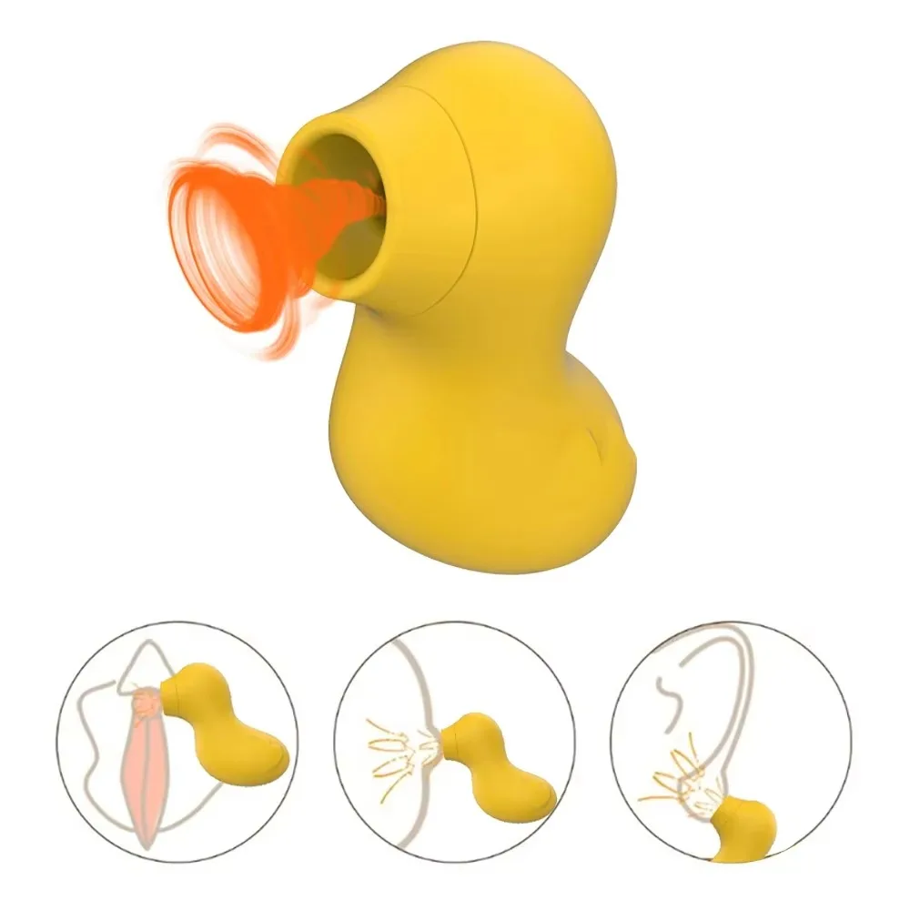 Oral Masturbator Female Sex Toys Clitoris Stimulator Duck Vibrating Sucker Vaginal Nipples Sucking Clitoral Vibrator for Women - view 2