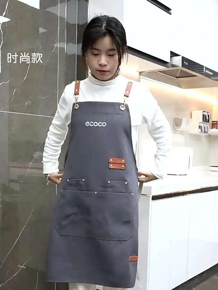 

Apron home kitchen cooking catering waterproof and oil-proof new work clothes work dust and dirty special apron kitchen chef