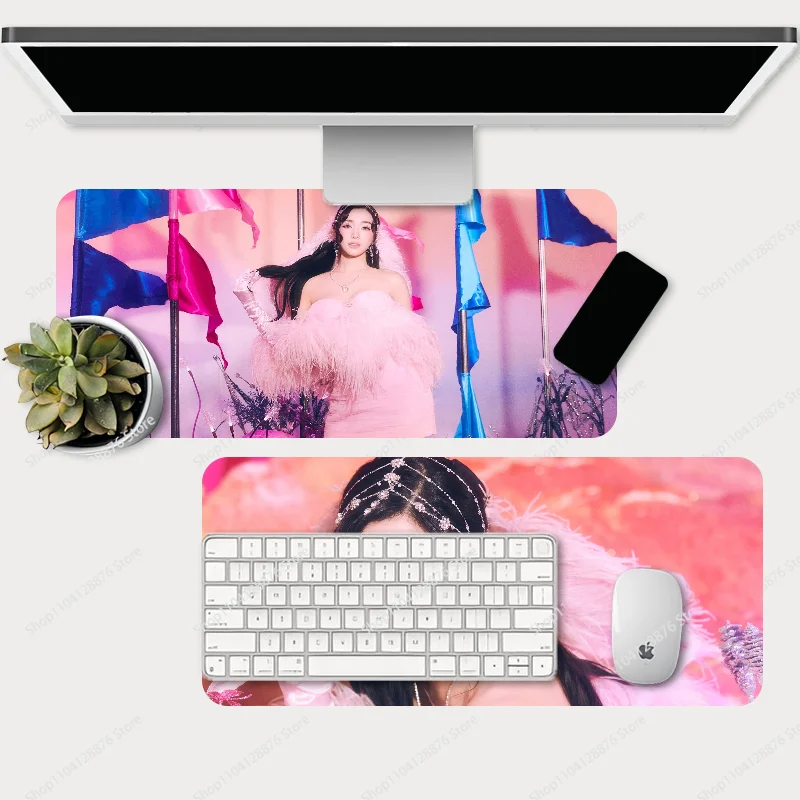 Singer TIFFANY Ablum FOREVER 1 Mousepad Gaming Mouse pad Gamer Pc Accessories Deskmat Keyboard Mat Desk Protector Mause Pads