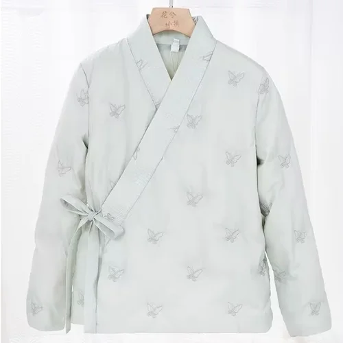 자수 다운 재킷 여성용 통근 루즈핏 2024 겨울 긴소매 자수 브이넥 여성용 개량 다운 재킷 패딩 코트 다운 재킷 Best5 자수 다운 재킷 여성용 통근 루즈핏 2024 겨울 긴소매 자수 브이넥 여성용 개량 다운 재킷 패딩 코트 다운 재킷 Best5