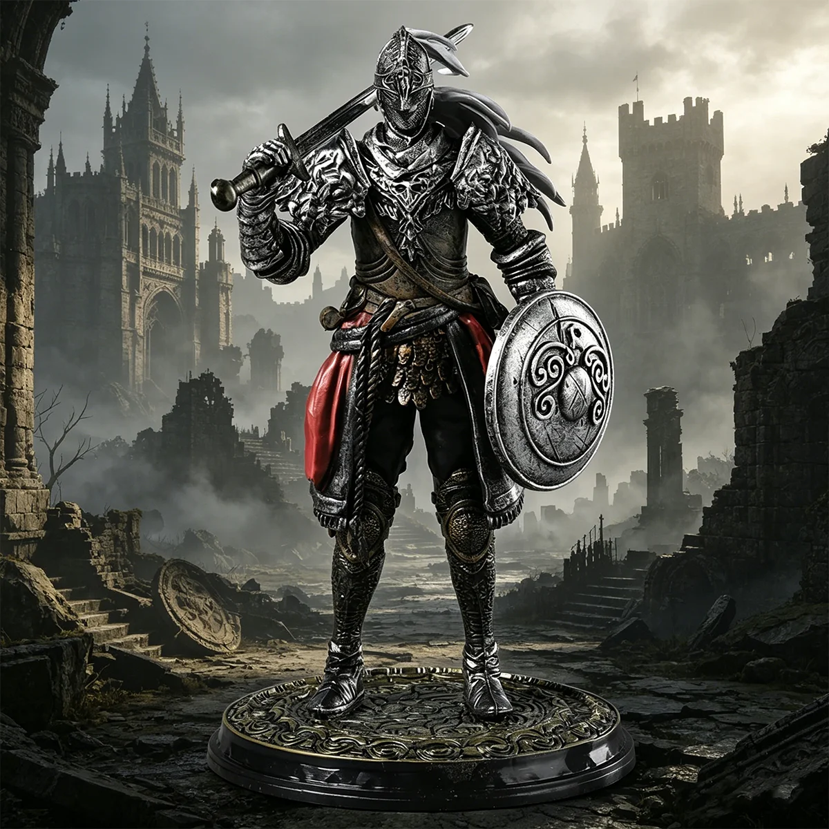 

20cm/7.9in Anime Game Elden Ring Figure The Raging Wolf Figure Collectible Model Statue Toy Gift