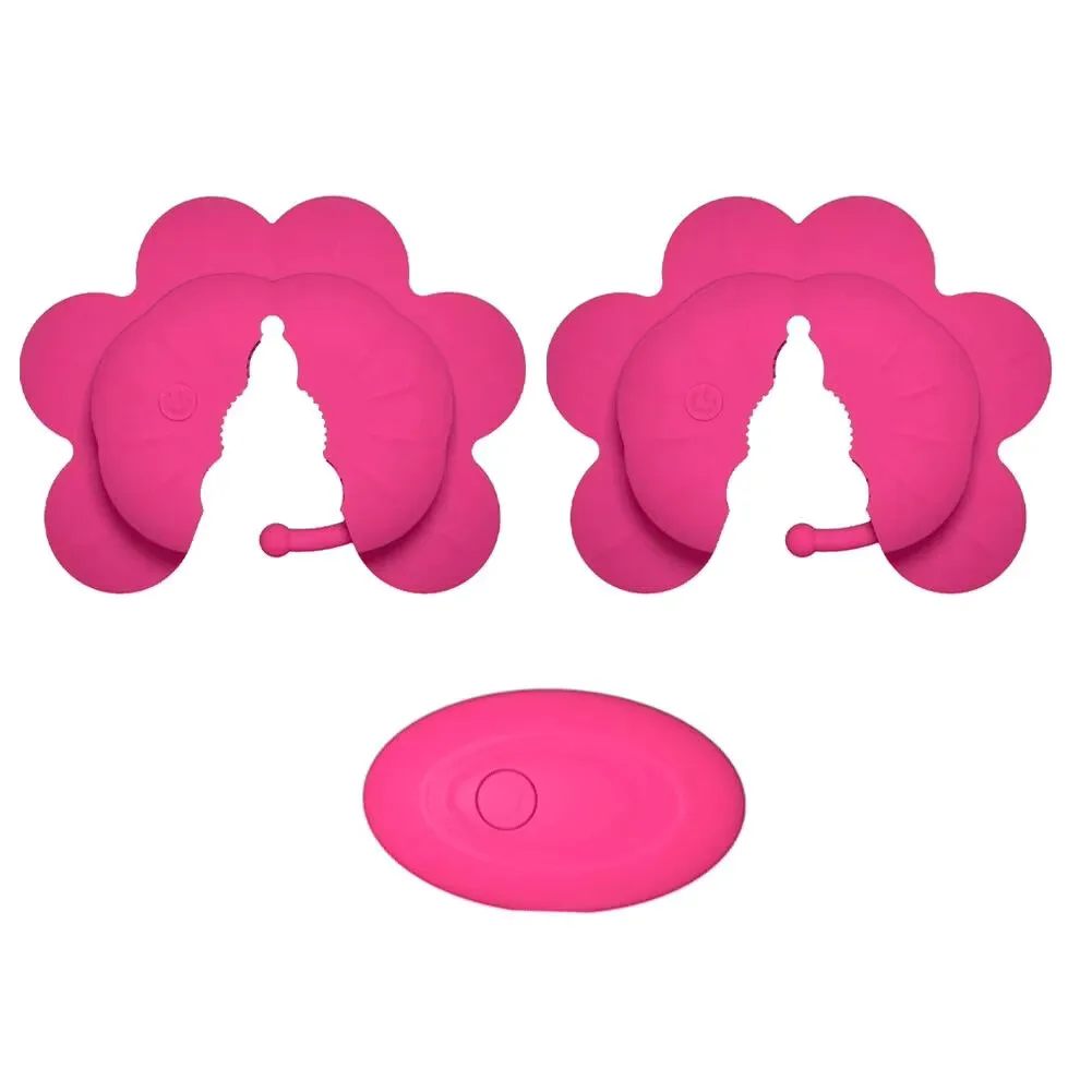 Wireless Remote Control Women Wearable Nipple Clamps Vibrator 10 Mode Breast Stimulator BDSM Orgasmic Masturbator Female Sex Toy