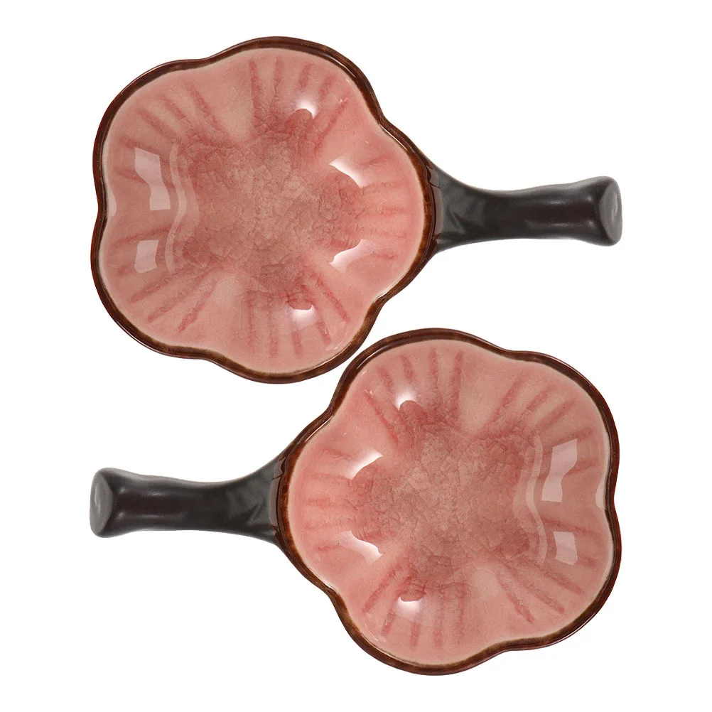 2 шт., керамическая тарелка для чернил, многофункциональный держатель для ручек в форме цветка, подставка для кистей для каллиграфии, элегантный дизайн, керамическая тарелка для чернил