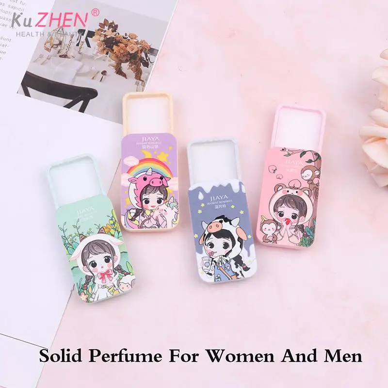 Portable Solid Perfume Solid Balm Deodorant Fragrance Lasting Freshness Women Men Solid Perfume For Women And Men 1PCS