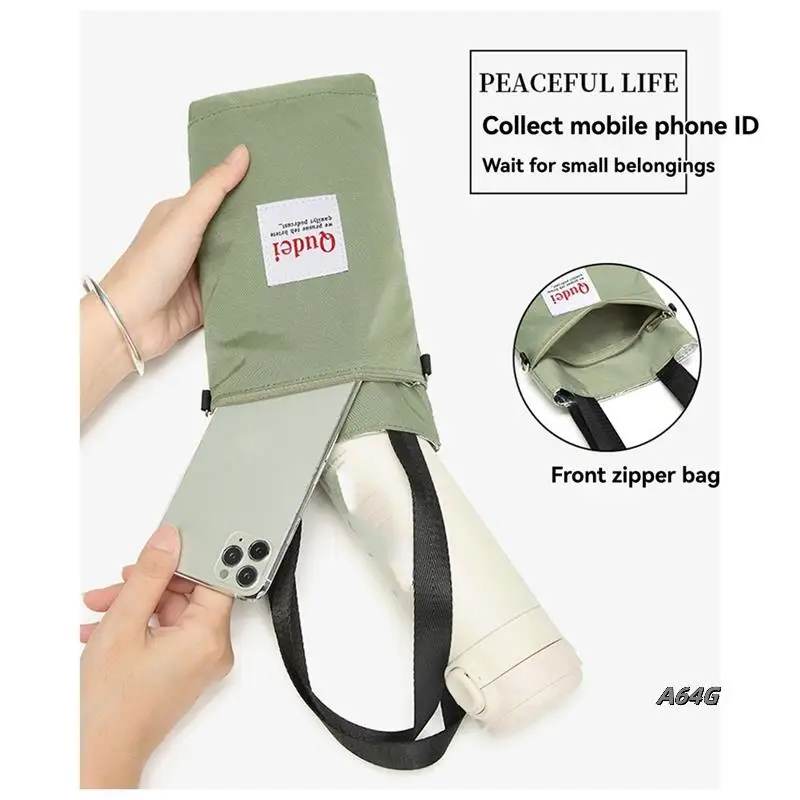 

Outdoor Multifunctional Bag, Water Bottle Bag With Shoulder Strap, Large Adjustable Shoulder Strap Bag