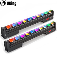 U'King 2Pcs 250W RGBW Wall Washer Light 10X25W LED Rotatable Dot Beam Moving Head Stage Lights For Party KTV Club Bar Wedding DJ