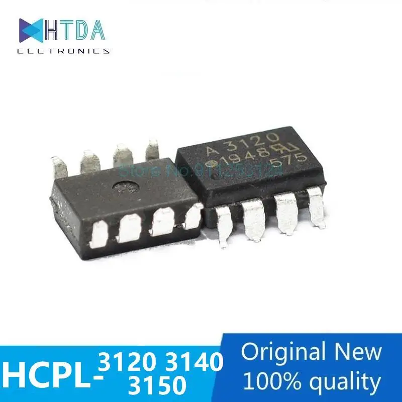 10pcs/lot HCPL-3120 3140 3150 A3120 A3120V A3140V A3150V SOP8