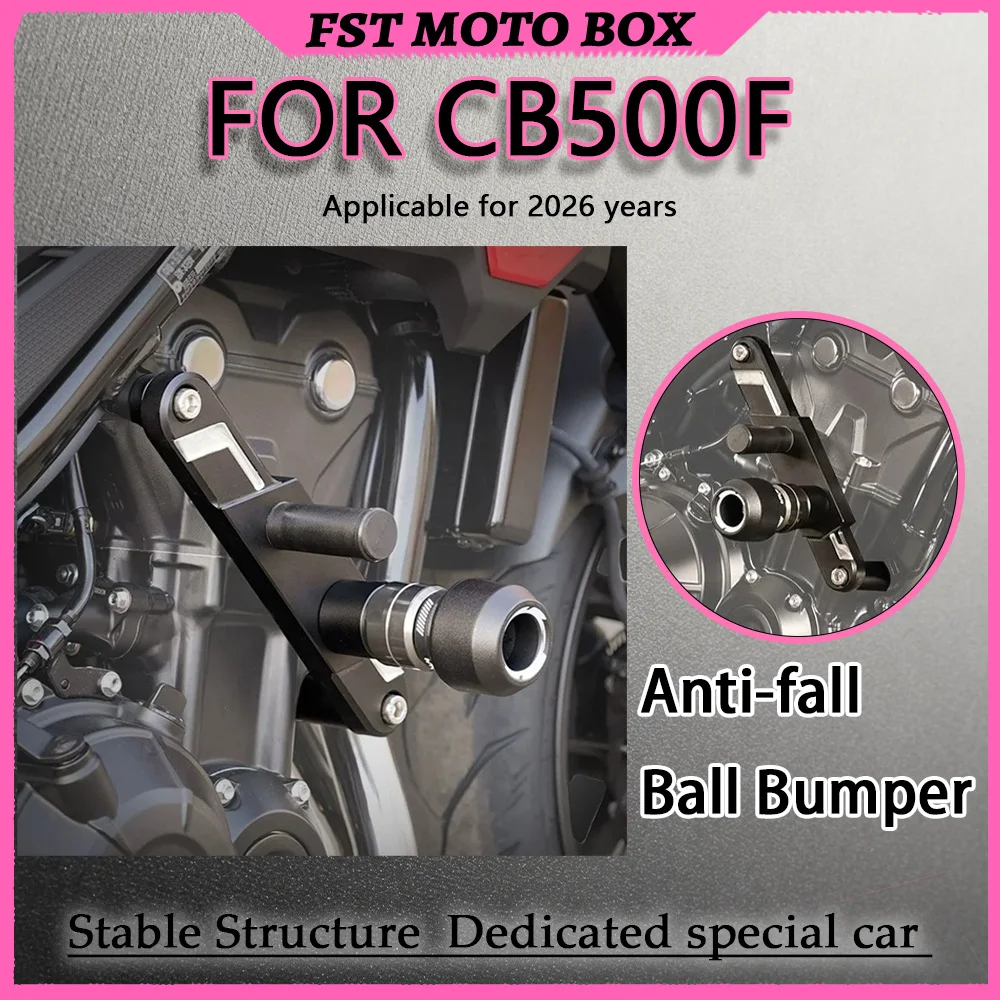 FOR 2026 CB500F Stunt Kit Vibration-Dampening Crash Bar Scratch-Resistant Bumper Aero Sliders Motorcycle Safety Equipment