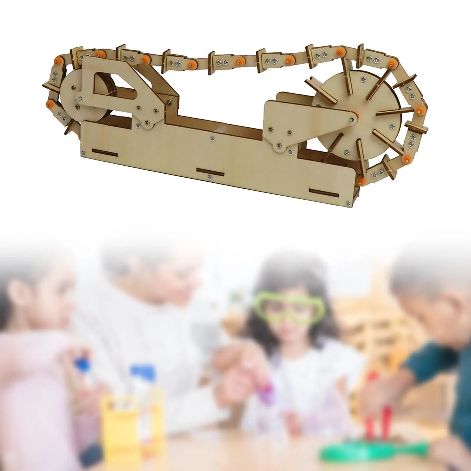 Flip Kiel Water Wheel Model Wetenschapsexperiment Kit Eenvoudige montage Leermiddelen Stoom Educatieve apparatuur voor de middelbare school