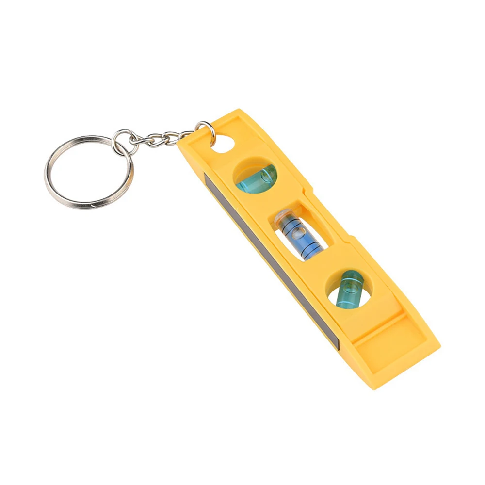 3 Bubble level Key Chain Mini Portable Spirit Level Vertical Horizontal Gradienter Measuring Furniture 45 Degree Measuring Tools