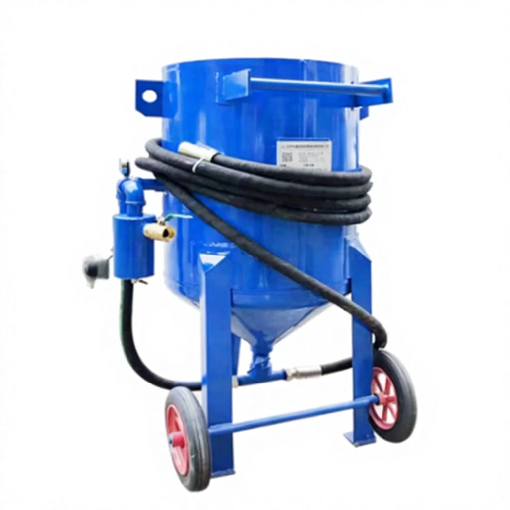 Small Sandblasting Machine Compact Lightweight Portable Small Sandblasting Machine for Home DIY Workshop