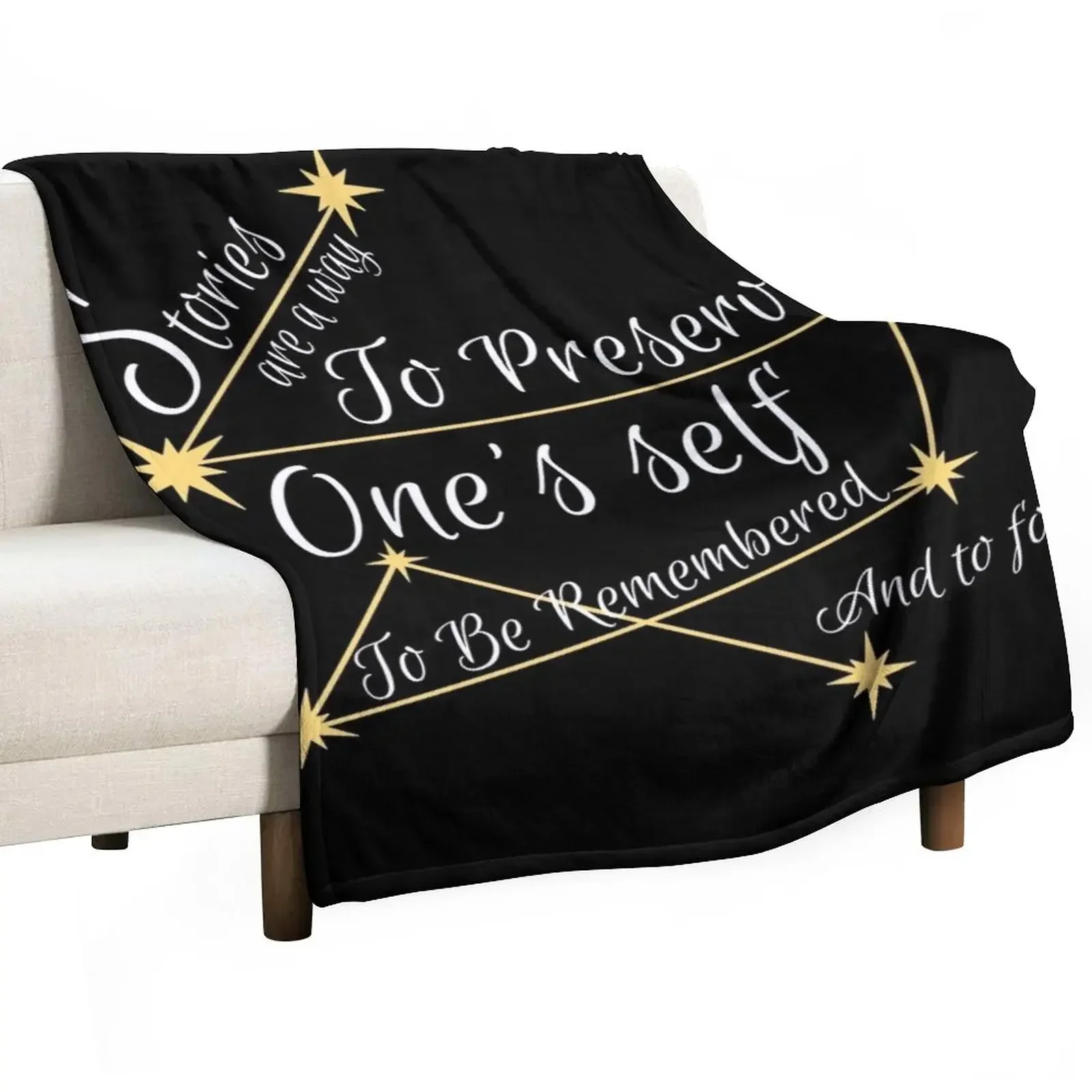 Stories Are A Way/Addie LaRue/V E Schwab/Gifts for Readers/Shade of Magic/Bookish Tees/Literary Throw Blanket Custom Blankets