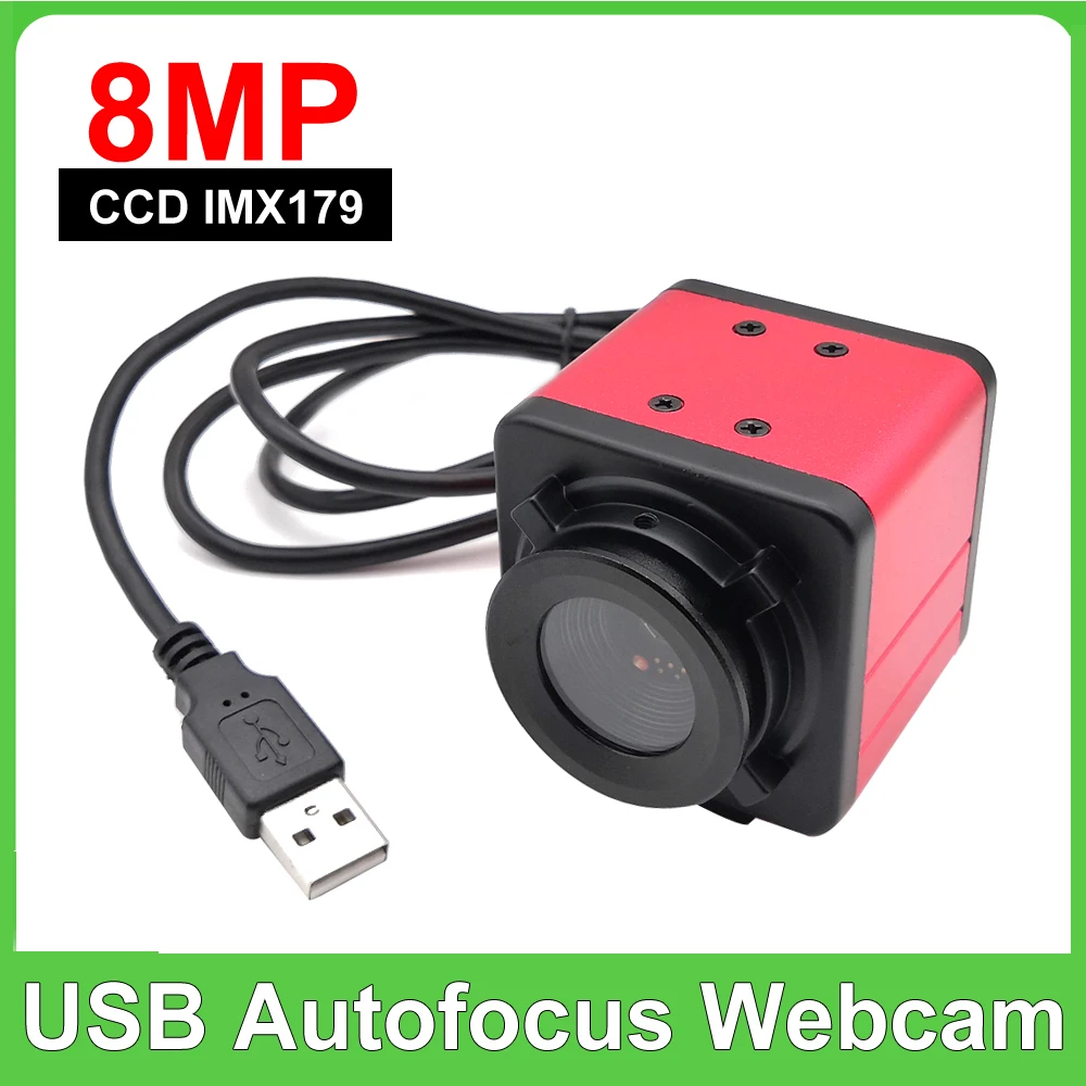 

NEOCoolcam Industry 4K USB Autofocus Webcam HD 8MP IMX179 No Distortion Lens Mini Box PC Camera For Video Conference Teaching