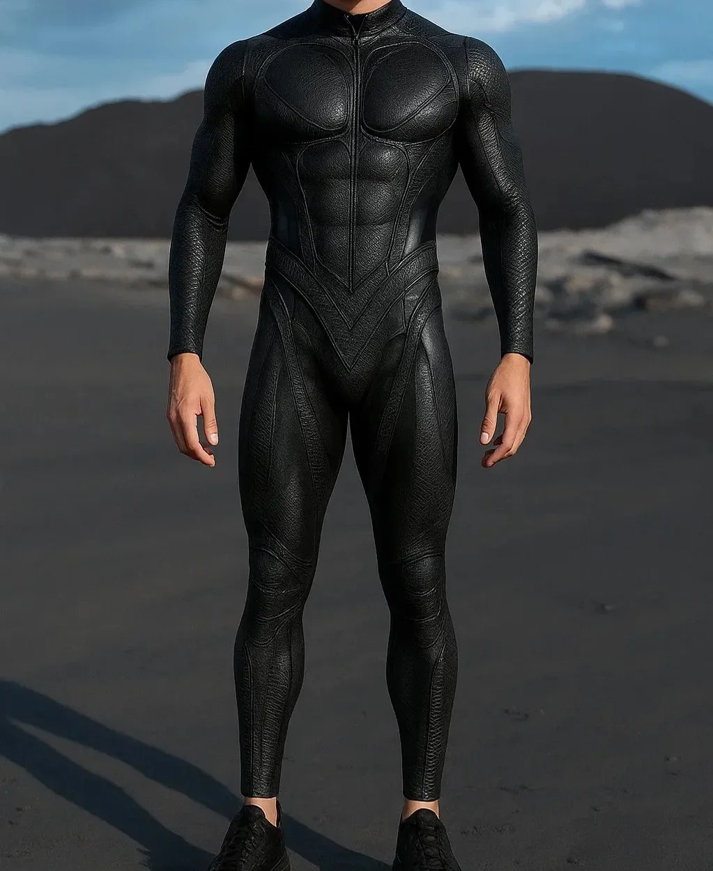 Herren Halloween Cyberpunk Jumpsuit 3D Digitaldruck Roboter Zentai Erwachsenen Cosplay Catsuit Bodysuit Karneval Rennrad Kostüm – Detail 16