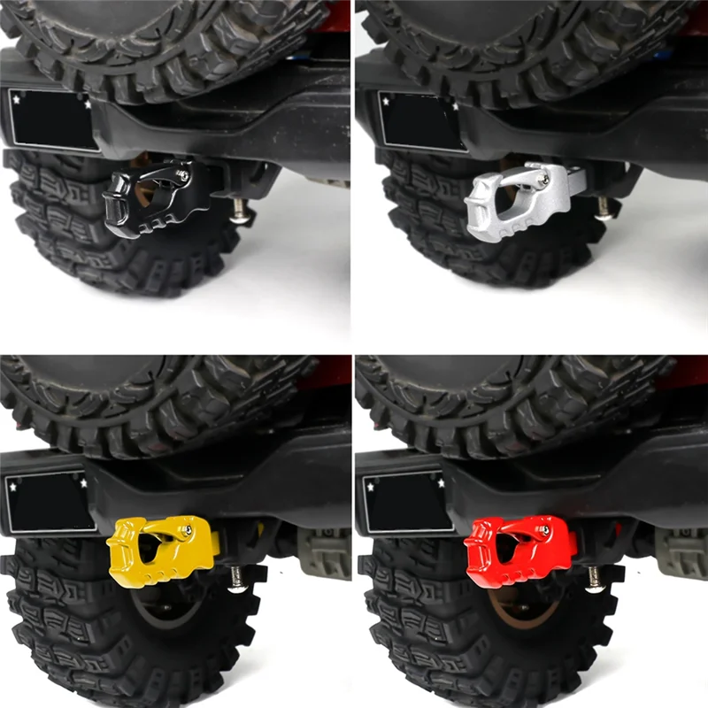 ZIZI RC Car Simulation Climbing Car DIY Modification Upgrade Metal Trailer Hook Rogue Rescue Buckle Decorative Accessories
