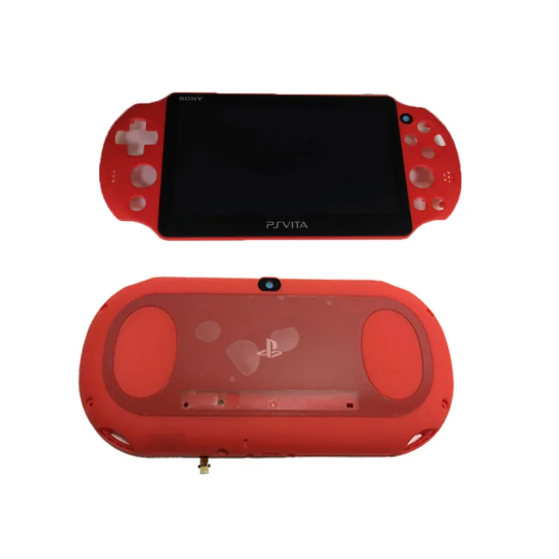 

original New for ps vita for psvita 2000 psv2000 lcd display screen with frame + back housing cover black/white/orange/blue