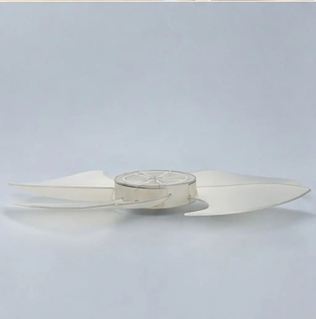 5-Blade Plastic Fan Leaves for Standing Pedestal Floor Table Fans Replacement Repair Parts Lightweight Sturdy Low Noise Long