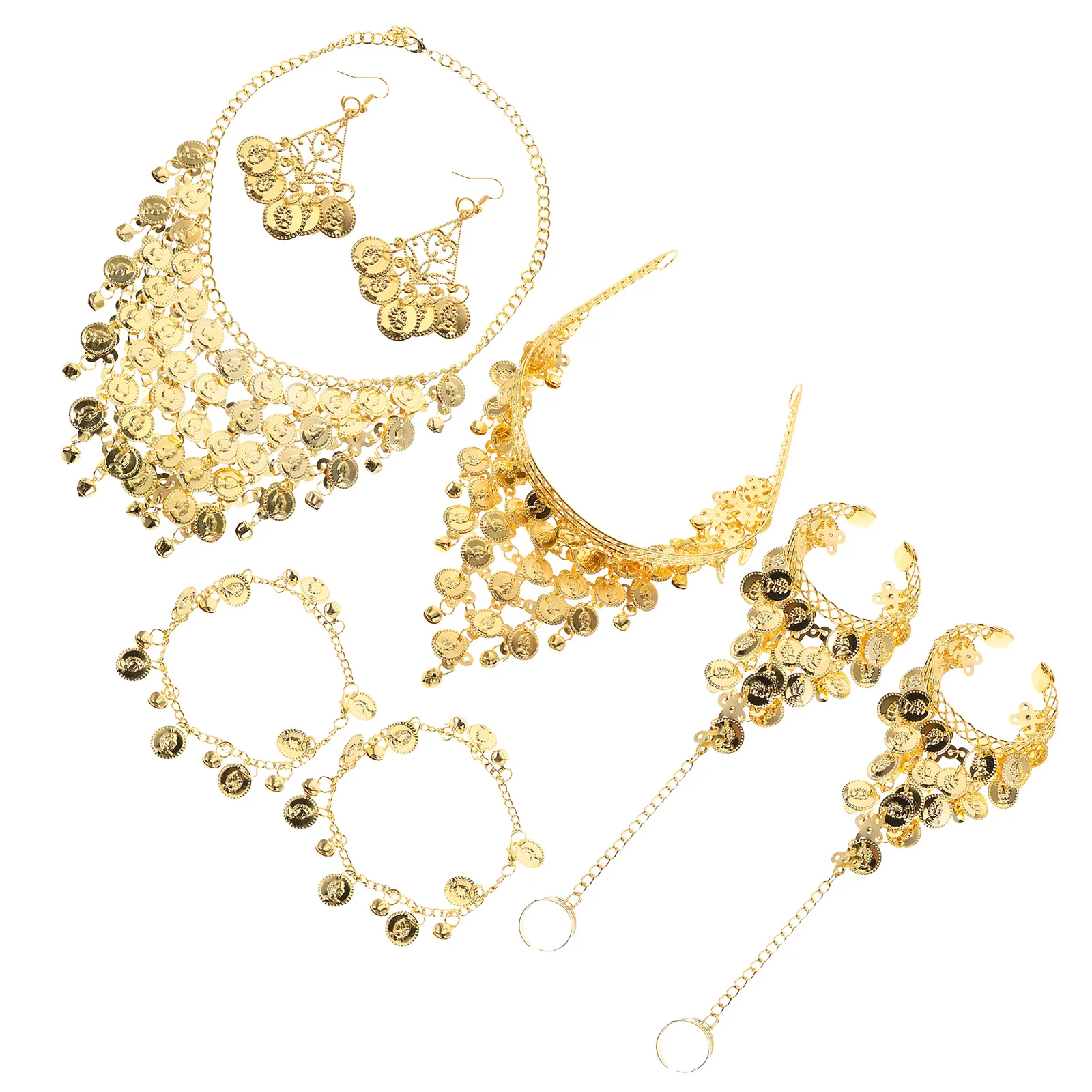 

1 комплект украшений для индийского классического танца, замысловатые детали, очаровательный вид, сценические представления, фестивали, реквизит для фотосессии