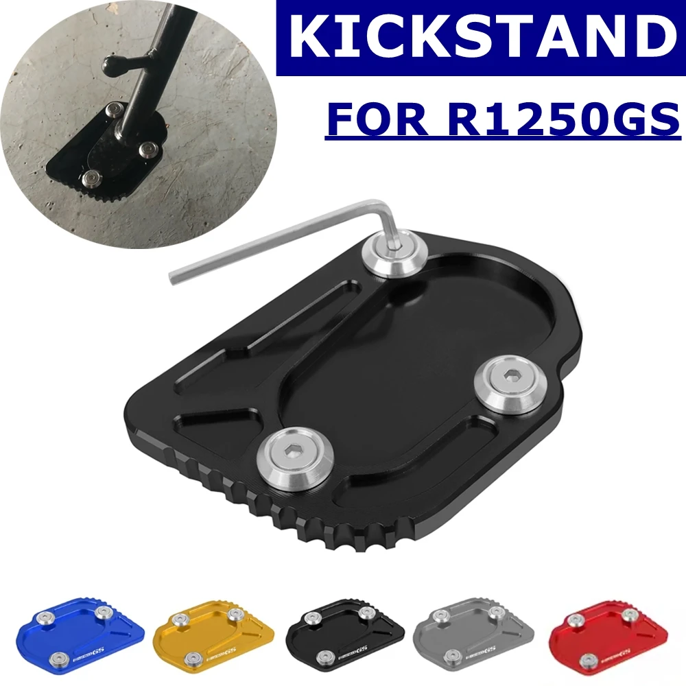 

For BMW R1250 GS R1250GS R 1250 GS ADV All Years Motorcycle CNC Kickstand Extension Pad Side Stand Enlarger Plate