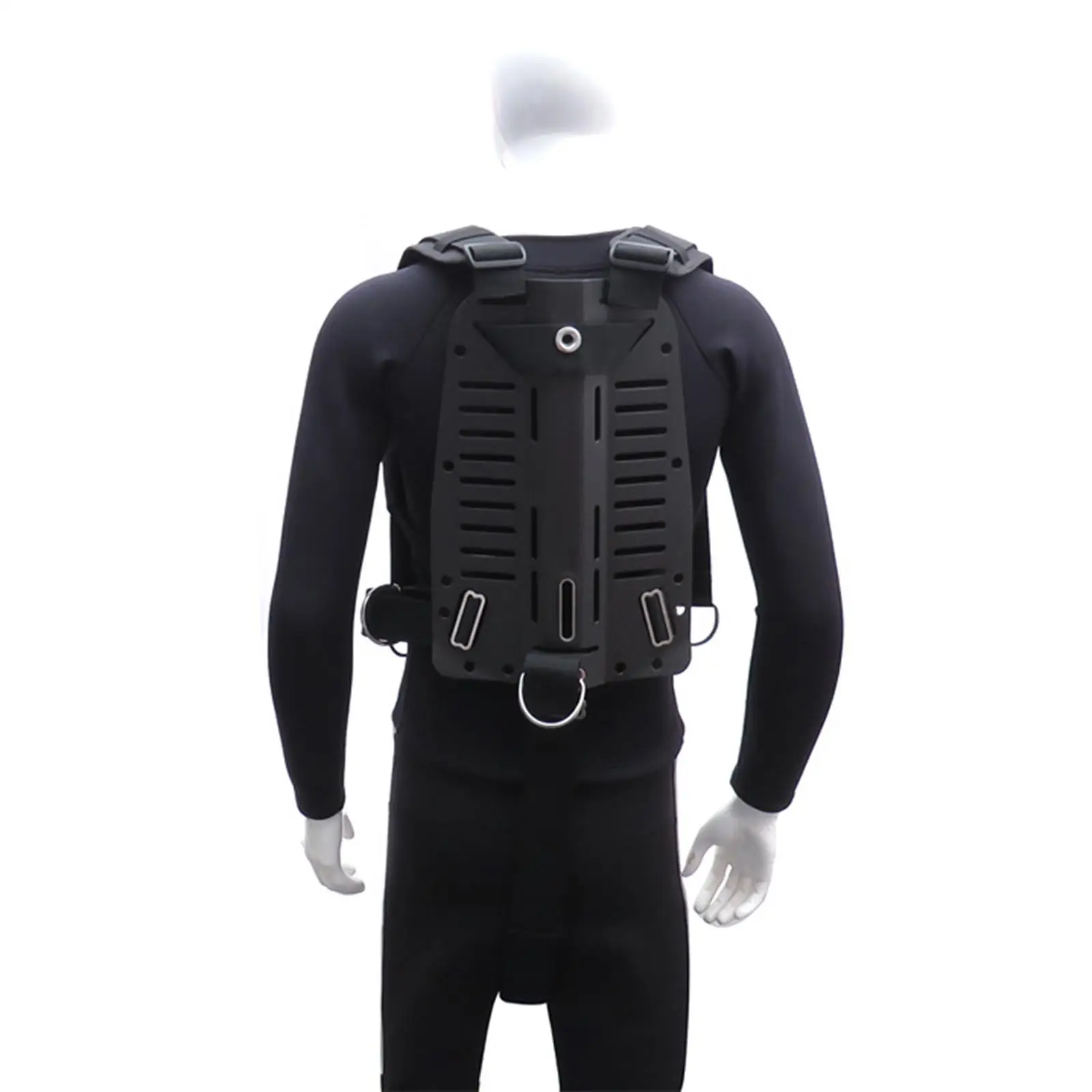 

Diving Backplate and Harness Diving Accessories Practical Portable Hardware Replacement Back Plate for Enthusiasts Saltwater