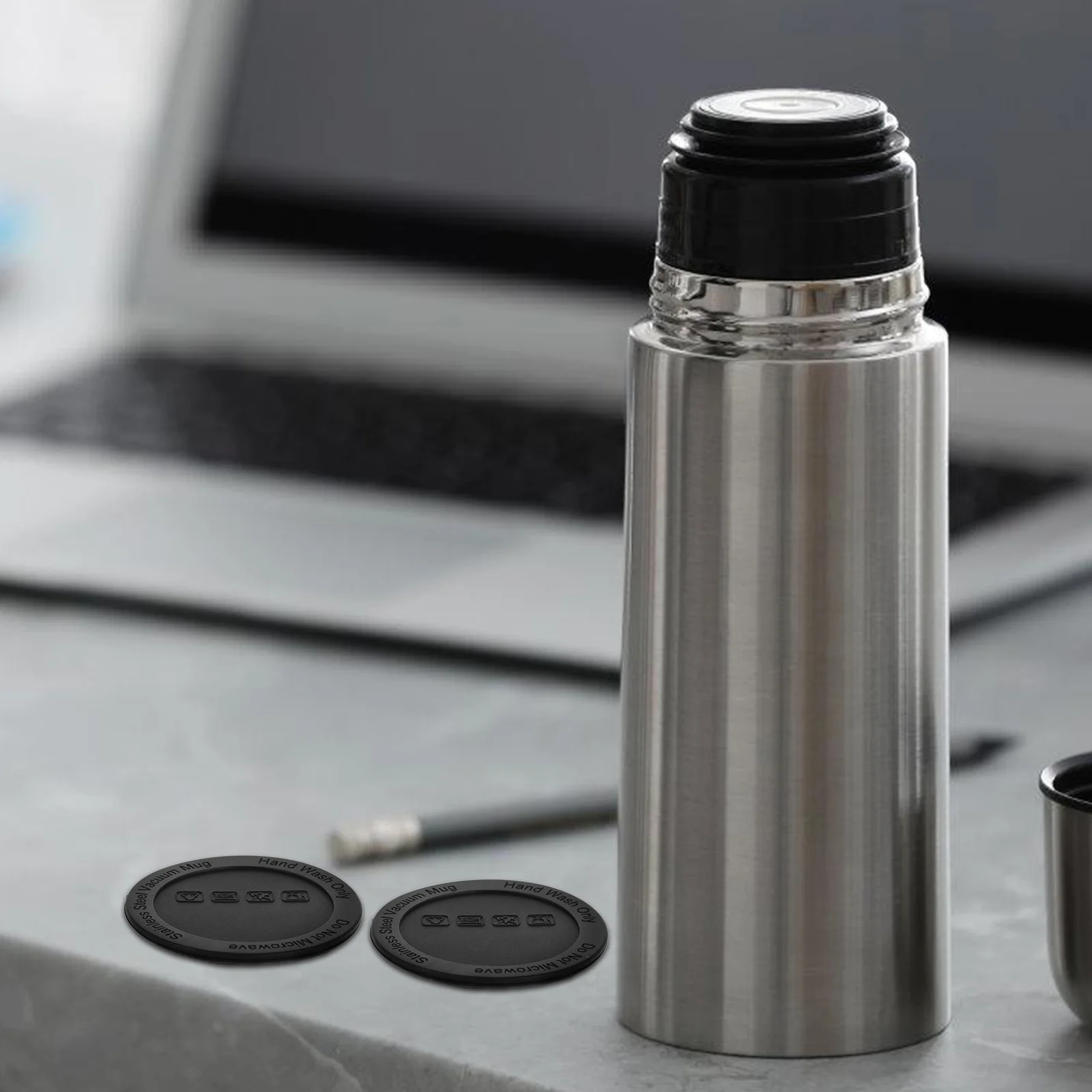 

12Pcs Insulated Cup Silicone Pad Non-Slip Tumbler Bottom Protector Heat-Resistant Protective Mat for Home Office Outdoor Use