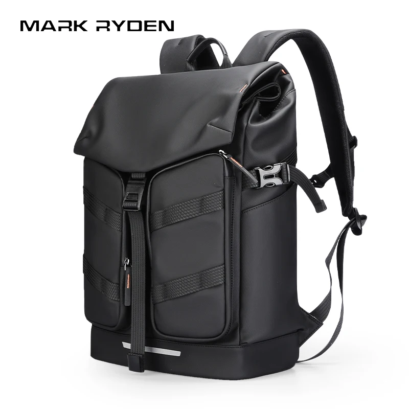 Mark Ryden Men's Expandable Laptop Backpack, 17.3 Inch Oxford Business Backpack, Anti-theft Travel Bag with Multi-pockets