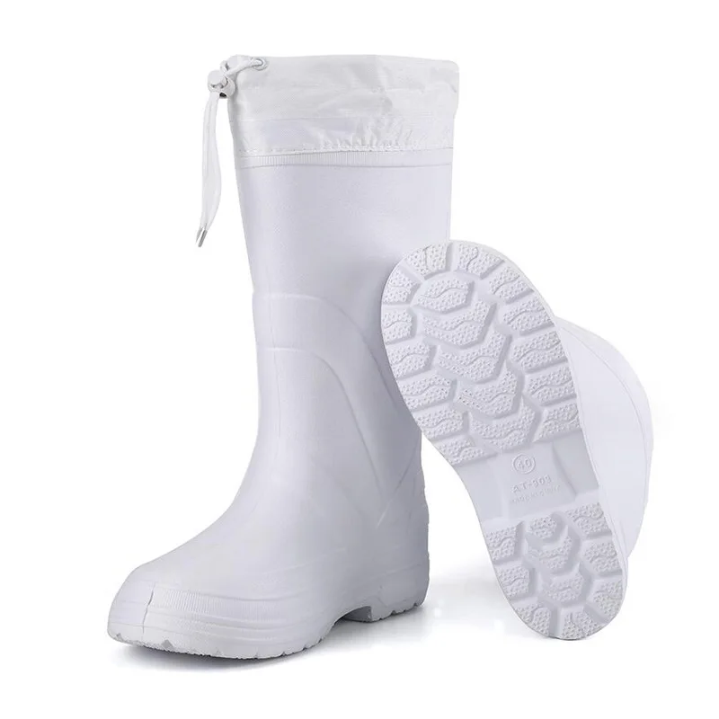 

Мужские непромокаемые ботинки высокого качества, непромокаемая обувь из ЭВА, мужские зимние ботинки на платформе, уличная нескользящая обувь для рыбалки, мужская непромокаемая обувь 2026