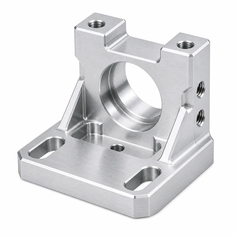 CNC Milled Aluminum 7075 Instrument Bracket for EV Battery Systems Drawing Parts CNC Milling Service Factory