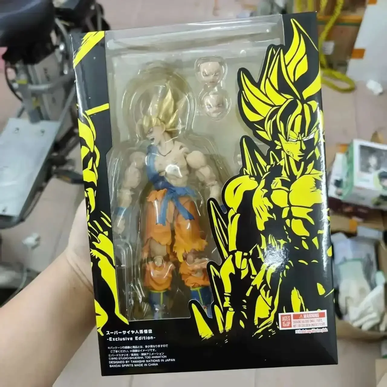 신상품 입고 손오공 피규어 손 SHF S.H.Figuarts 손오공 전투 손상 슈퍼 사이야인 액션 애니메이션 피규어 컬렉션 장난감 크리스마스 선물