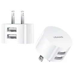 5V 2.1A Dual USB Charger Quick Charge Wall Charger Mobile Phone Charging Mini Adapter Travel Charger