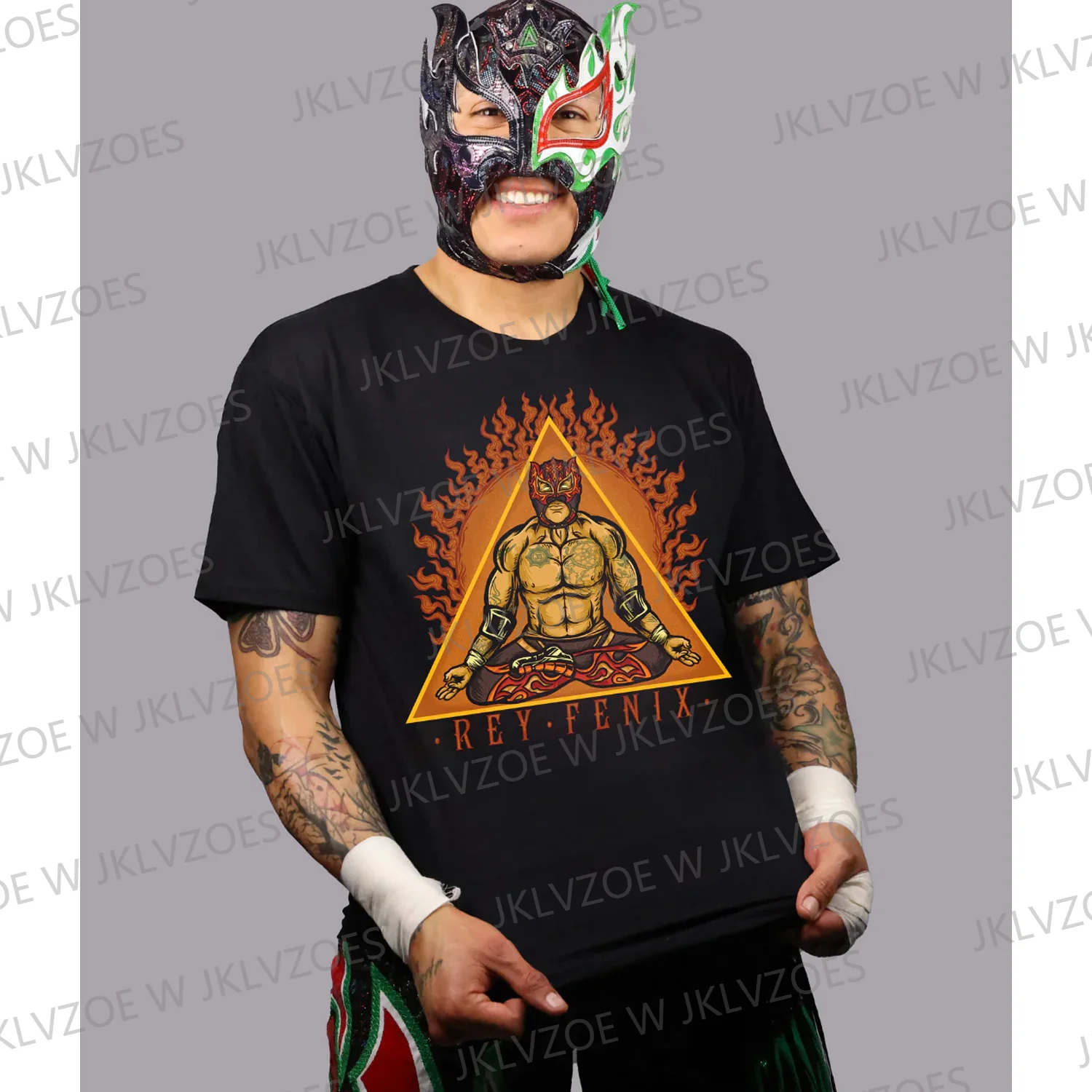 2024 New Mexico Summer Lucha Libre REY FENIX FORCE Cotton T-SHIRT For Wrestling Match Jersey