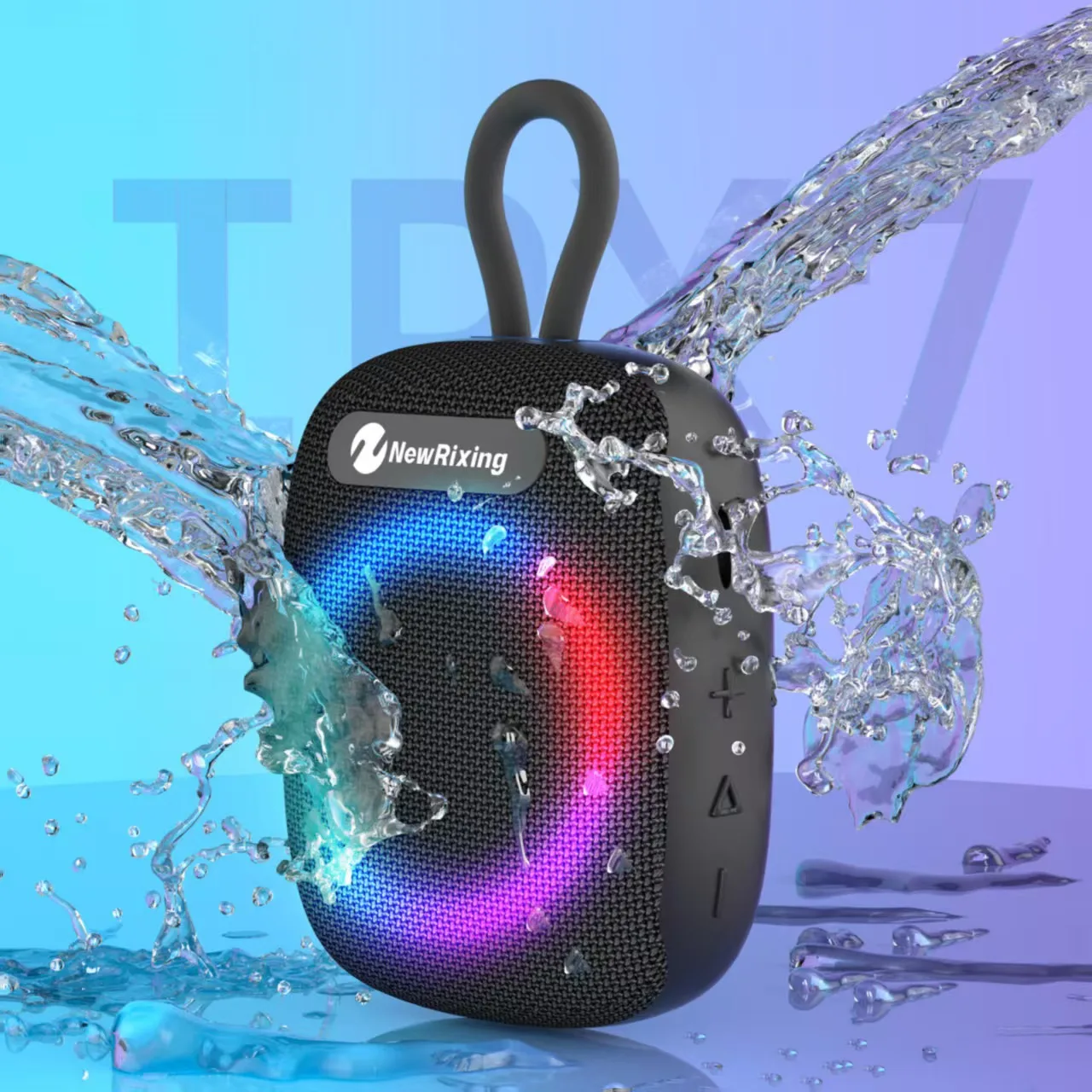 Уличный велосипедный Bluetooth-динамик, портативный беспроводной звуковой ящик, перезаряжаемый динамик на руль, водонепроницаемый Bluetooth-динамик