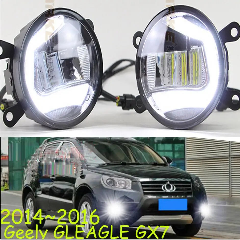 Car bumper lamp for headlight Geely Gleagle GX7 Daytime light  GX 7 Swith ON/OFF LED car accessories daylamp for GX7 fog lamp