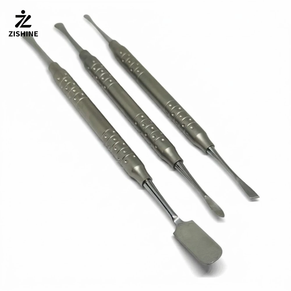 1/3Pcs Dental Periosteal Elevator Stainless Steel Bone Separator Flap Surgery Instruments Double Ended Dentistry Tools A B C