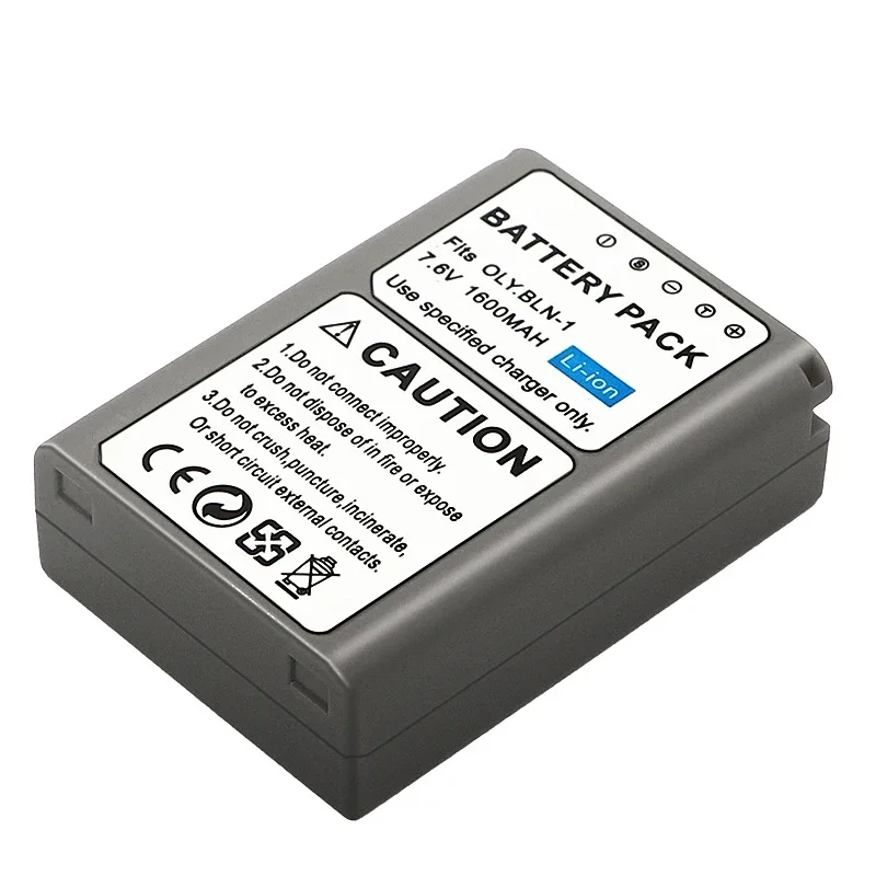 BLN-1 BLN 1 PS-BLN1 Battery 1750mAh Rechargeable Batteries for Olympus OM-D E-M1 E-M5 Mark II PEN-F E-P5 EM1 EM5 PENF EP5 Camera