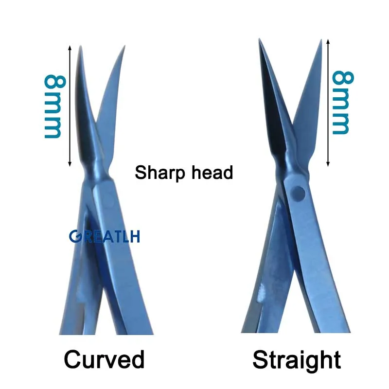 8.5cm Venus Scissors Ophthalmic Microsurgery Surgical Scissors Animal Experiment Tool Ophthalmic Instrument