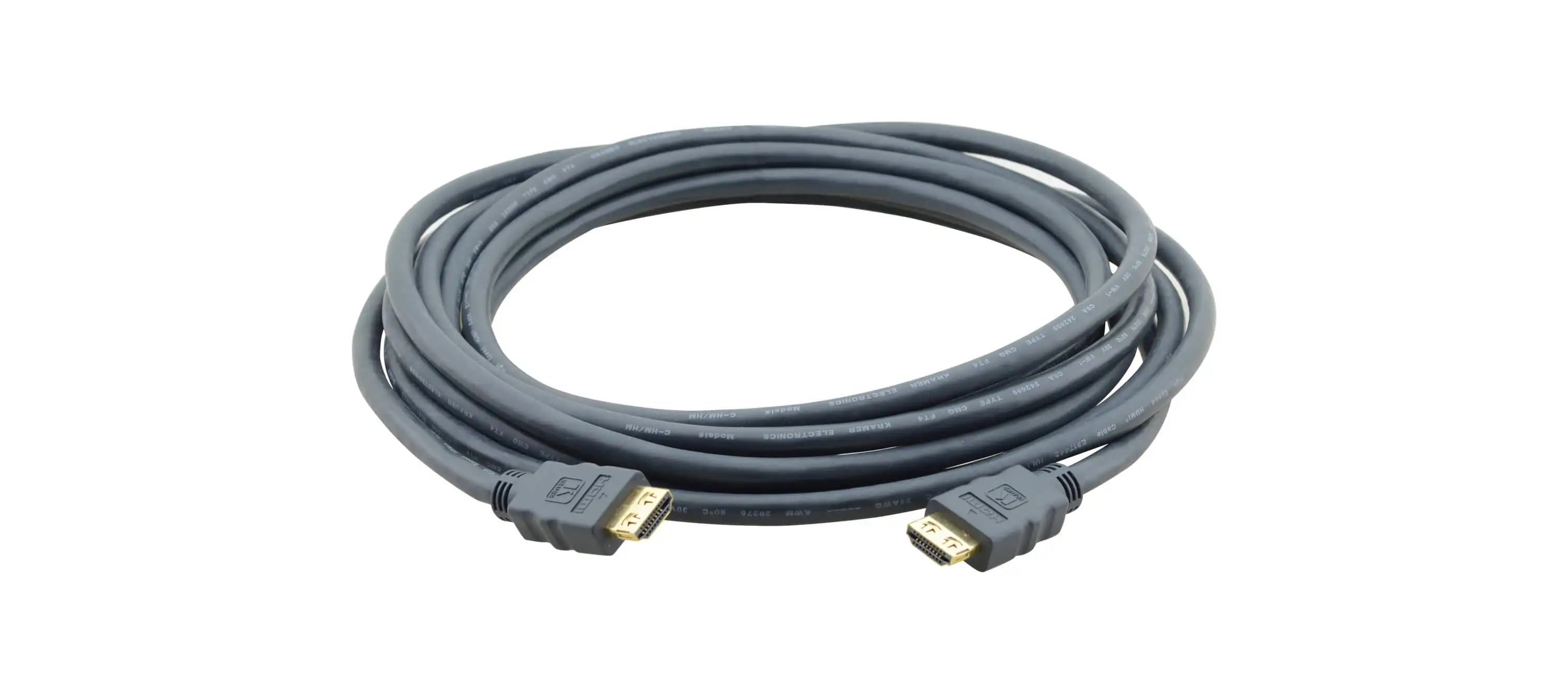 

KRAMER Cable C-HM/HM-10 Premium High-Speed HDMI Cable With Ethernet Lengths 3m (10ft) K–Lock Connectors 4K@60 Hz(4:4:4)