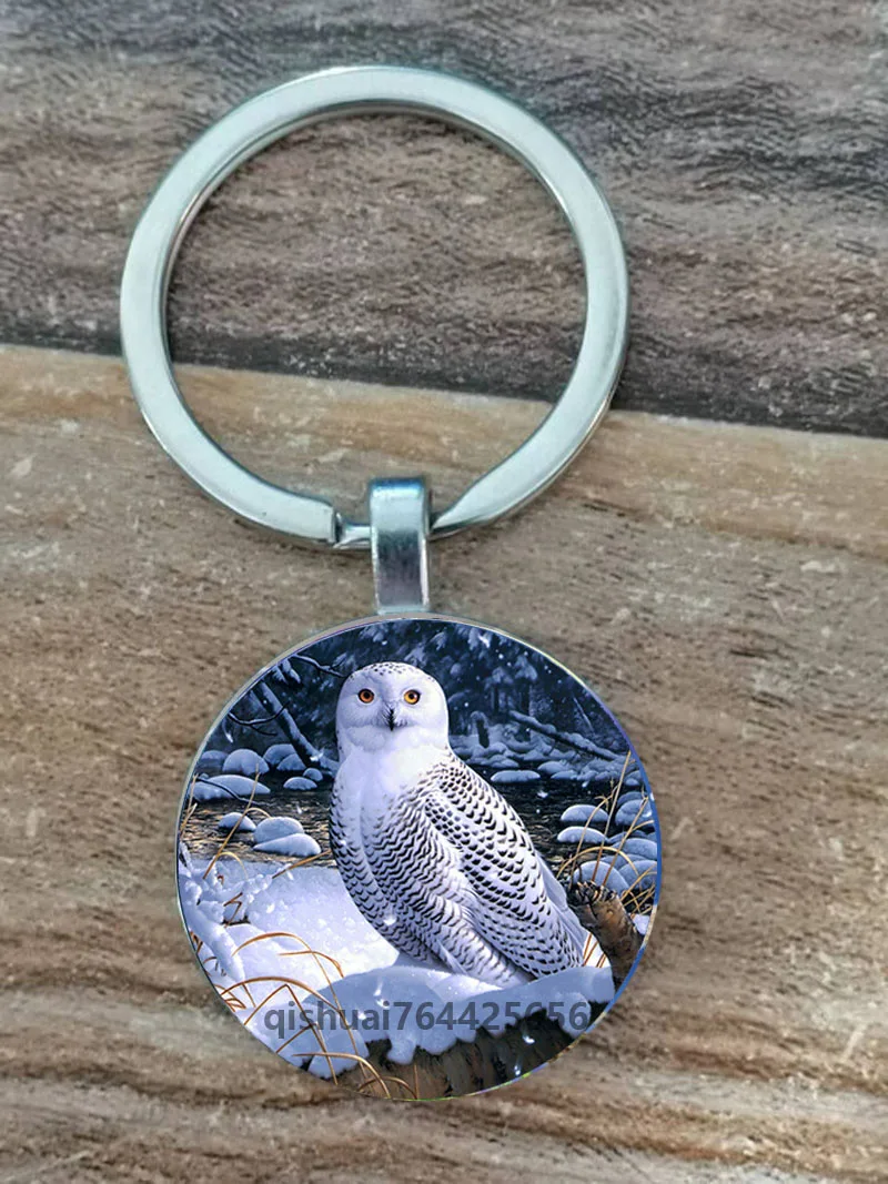 Owl Alloy Keychain. Key Chain Animal Pictures Men And Women Key Ring