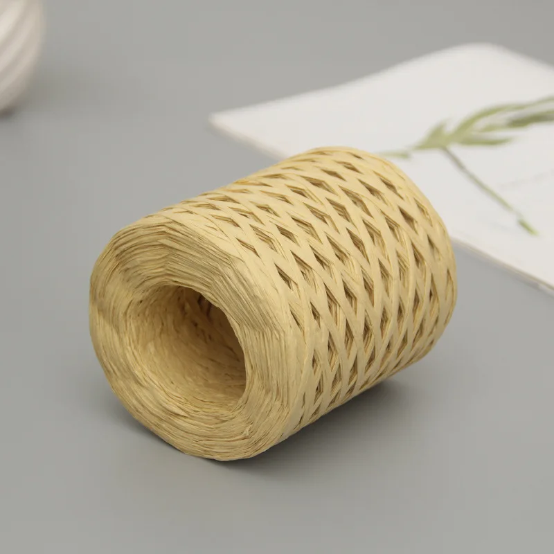 Natural Material Ribbon Flower Beam Firearm Gift Rap Packaging Packaging Woven About 200m