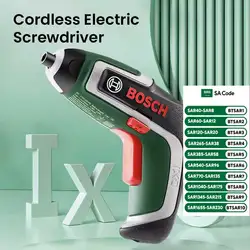 Bosch IXO 7 Cordless Electric Screwdriver Set Power Tools Multi-Tool Magnetic Drill Bits Quick Replace Screwdriver Kit with Led