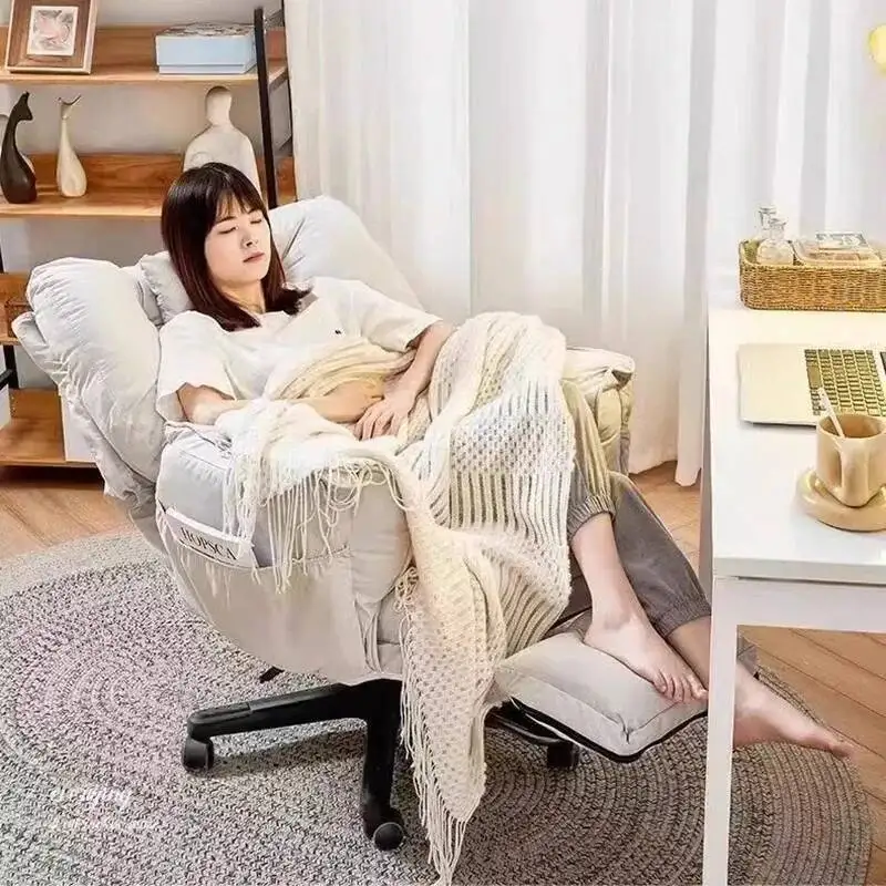 كرسي مريح للاسترخاء والمكتب كرسي مريح كراسي مكتب تصميم أثاث غرفة نوم دوارة كرسي منزلي لغرفة المعيشة #2