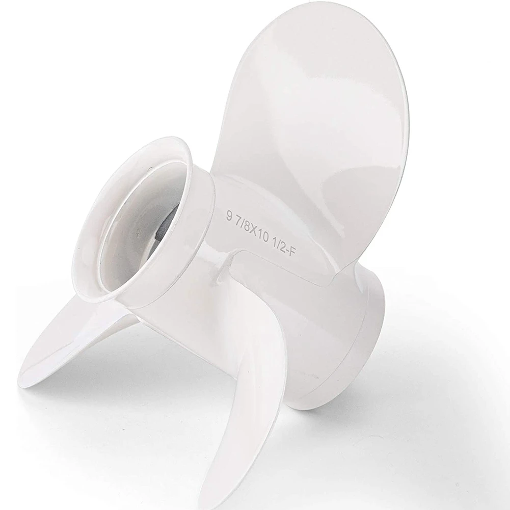 Plain For 20Hp 25Hp 9 7/8X10 1/2 Outboard Propeller Boat Motor 20 25 30 Screw 3 Blade 10 Spline Engine Part