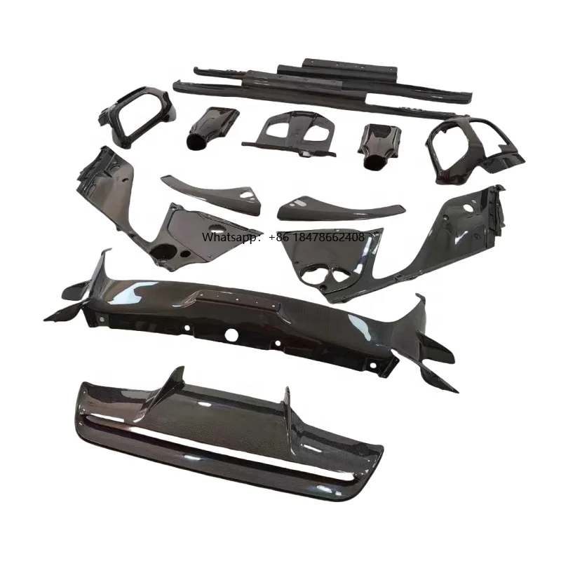 

Dry Carbon Fiber OEM Style Body Kit Front Lip Side Skirt Rear Diffuser Engine Hood Intake Manifold for Ferrari 812 Superfast GTS
