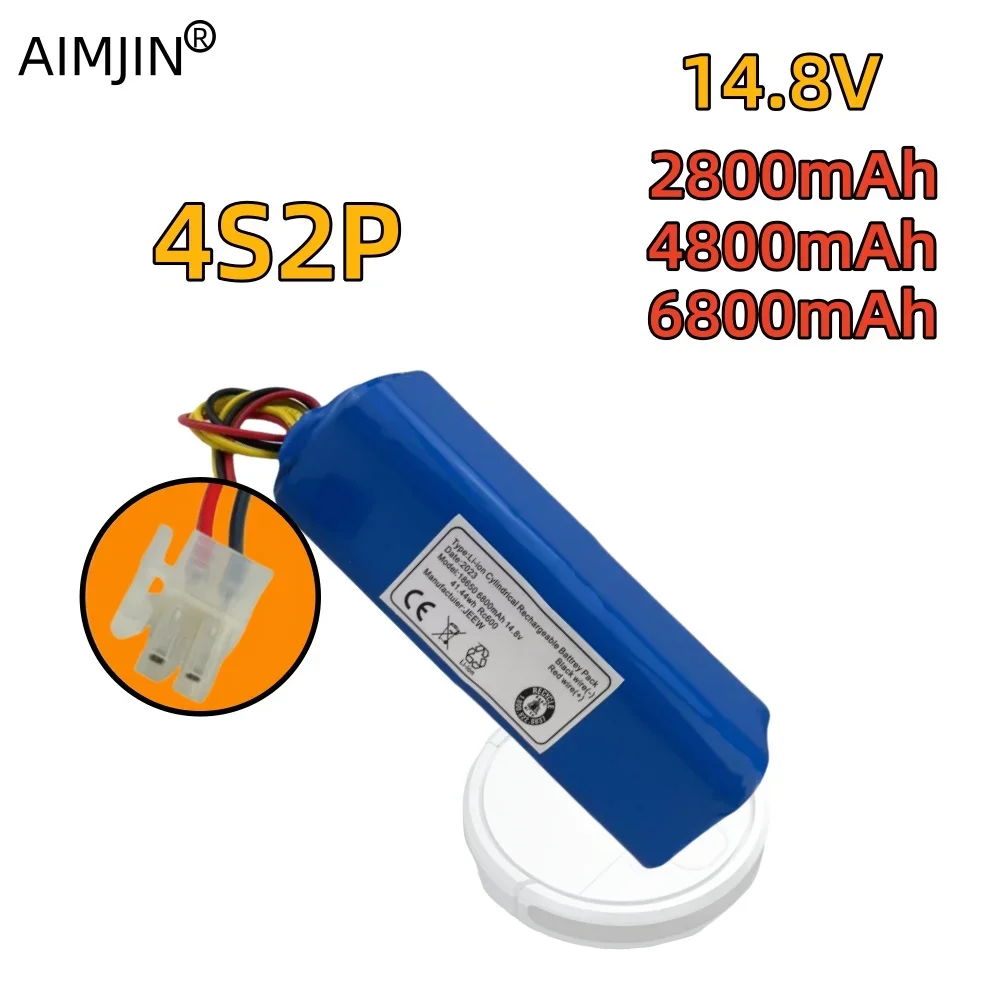 

14.8V 2800/4800/6800mAh for Xiaomi series robot vacuum cleaners, sweepers, rechargeable lithium battery pack